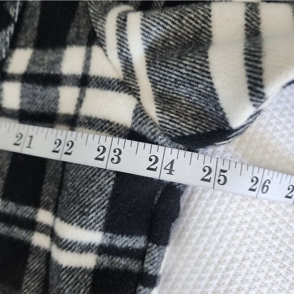 Zara plaid shacket oversized pockets shirt jacket new without tag - Picture 5 of 16